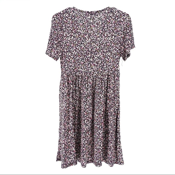 Pull&Bear Flowing Crepe Mini Dress in Floral Print - Picture 5 of 5